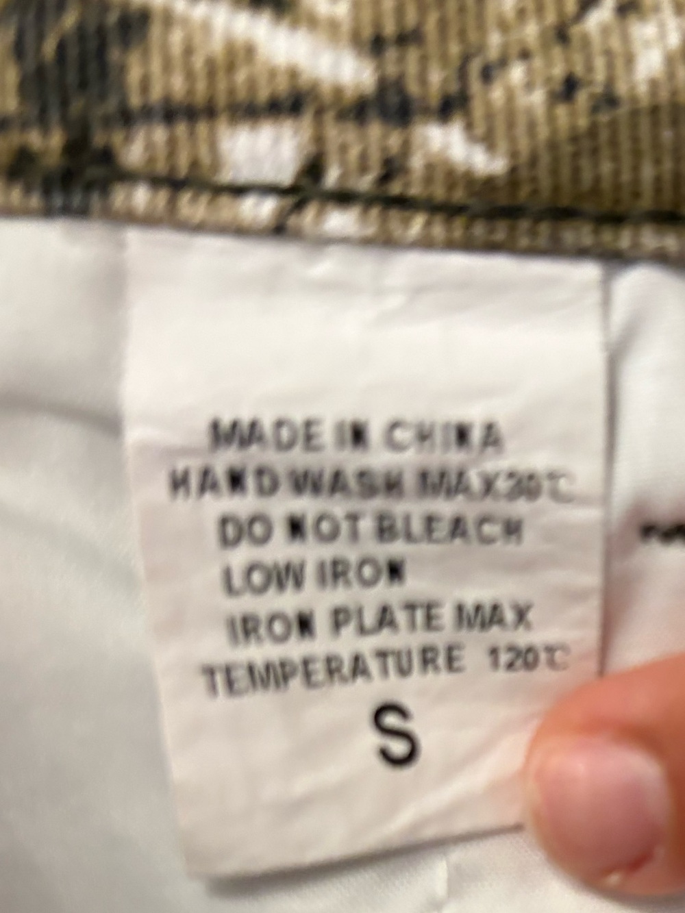 Camo Cargo Pants in Brown/Beige - Picture 8 of 8